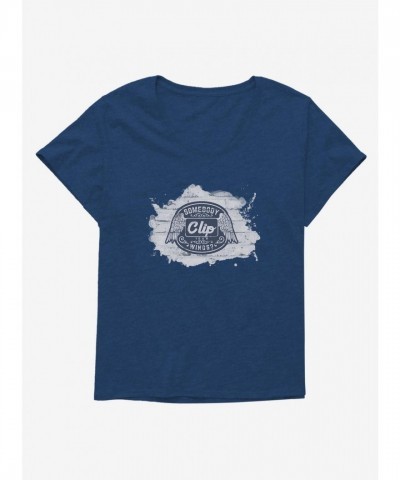 Supernatural Girls Plus Size T-Shirt with Clip Your Wings Design