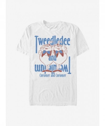 Disney Tweedles Lightweight T-Shirt for Men - White