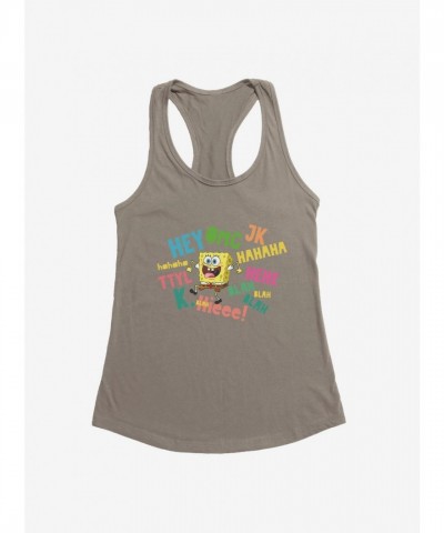SpongeBob SquarePants Girls Cotton Tank Top