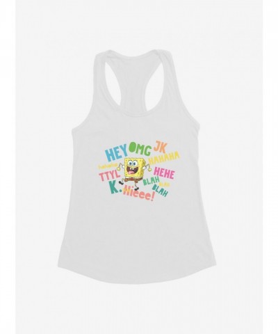 SpongeBob SquarePants Girls Cotton Tank Top