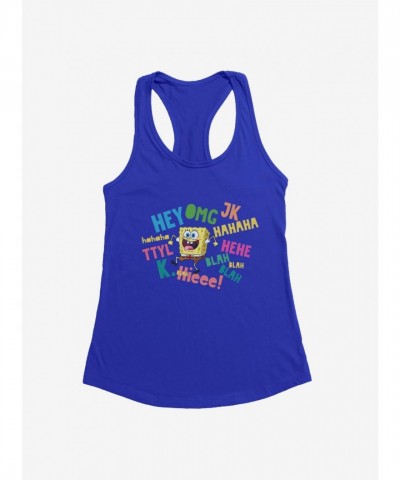 SpongeBob SquarePants Girls Cotton Tank Top