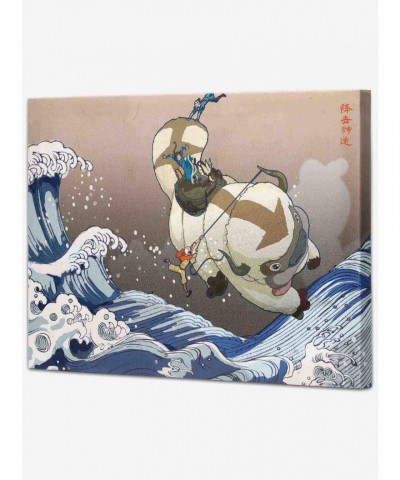 Avatar Appa Sea Canvas Wall Art - Tribute to The Last Airbender
