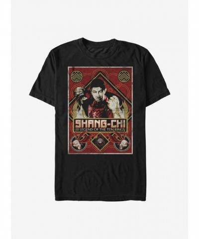 Marvel Defiance Shang-Chi T-Shirt for Men - Black