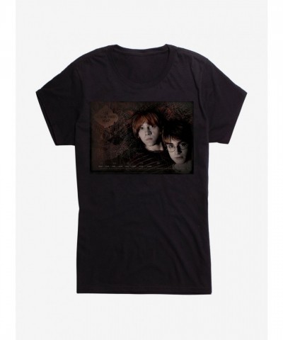Harry Potter Girls T-Shirt - Lightweight Cotton for Harry and Ron Fans