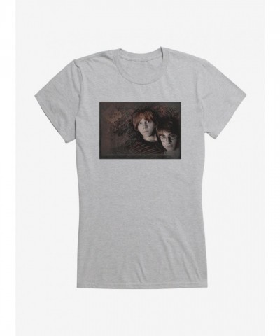 Harry Potter Girls T-Shirt - Lightweight Cotton for Harry and Ron Fans