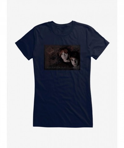 Harry Potter Girls T-Shirt - Lightweight Cotton for Harry and Ron Fans
