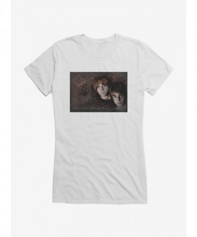 Harry Potter Girls T-Shirt - Lightweight Cotton for Harry and Ron Fans