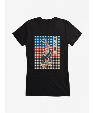 Looney Tunes Bugs Bunny Cool Anime Sneaker T-Shirt for Girls