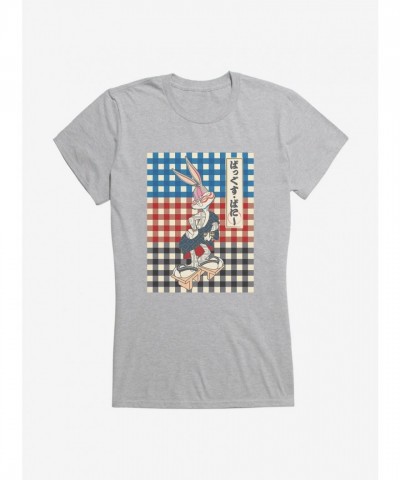 Looney Tunes Bugs Bunny Cool Anime Sneaker T-Shirt for Girls