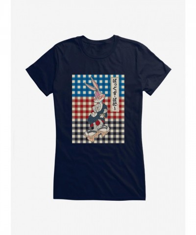Looney Tunes Bugs Bunny Cool Anime Sneaker T-Shirt for Girls