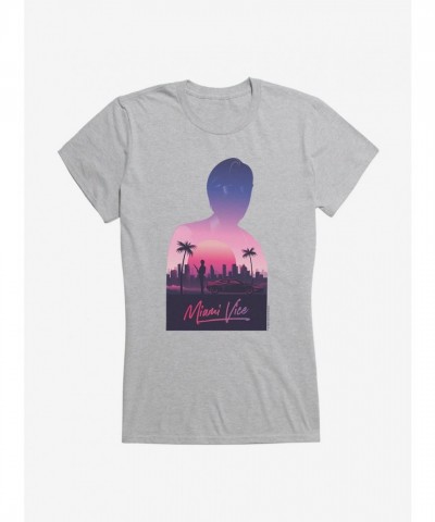 Miami Vice Inspired Girls Lightweight T-Shirt