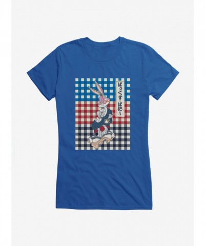 Looney Tunes Bugs Bunny Cool Anime Sneaker T-Shirt for Girls