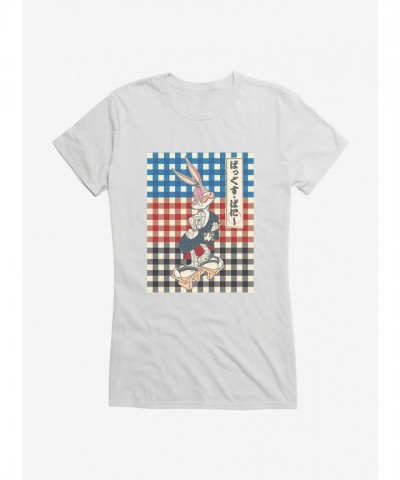 Looney Tunes Bugs Bunny Cool Anime Sneaker T-Shirt for Girls