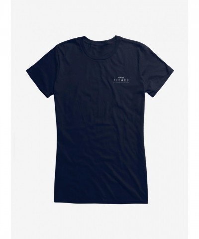 Star Trek Picard Pocket Logo Lightweight T-Shirt for Girls