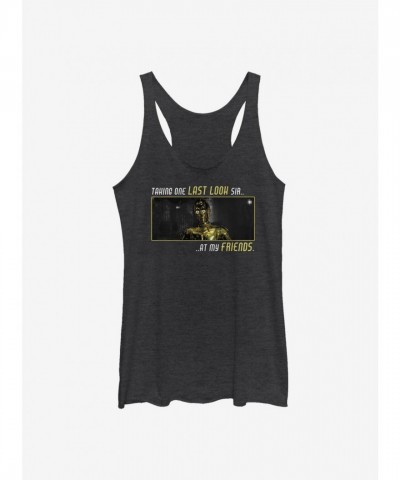 Star Wars Last Look Girls Tank Top - Heather Black