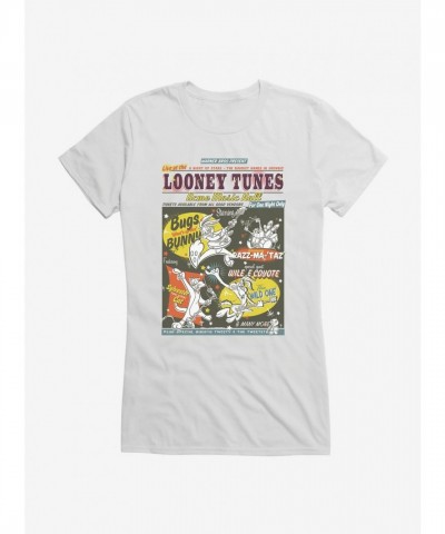 Looney Tunes Girls Lightweight Cotton Rock Flyer Tee