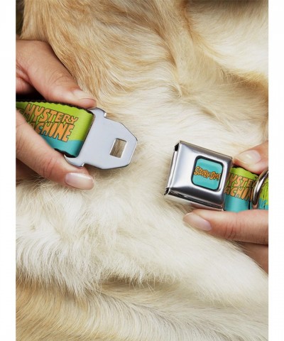 Scooby-Doo Mystery Machine Seatbelt Design Dog Collar