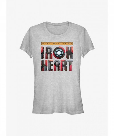 Marvel's Ironheart Riri Williams Grey T-Shirt for Girls