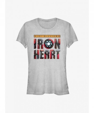 Marvel's Ironheart Riri Williams Grey T-Shirt for Girls