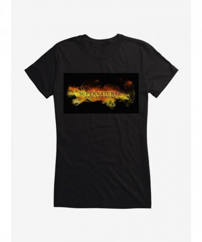 Supernatural Fire Art T-Shirt for Girls
