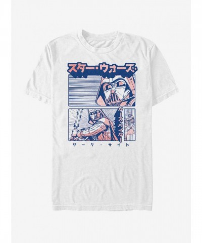 Star Wars Manga T-Shirt - White Men's Unisex