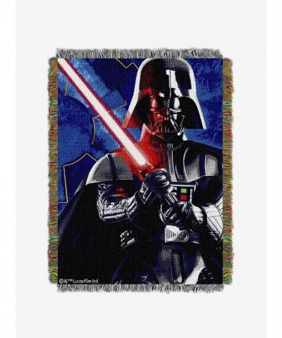 Star Wars Sith Lord Woven Tapestry Throw Blanket, 48x60 Inches, Made in USA, 100% Polyester