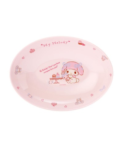 My Melody Oval Melamine Plate for Kids