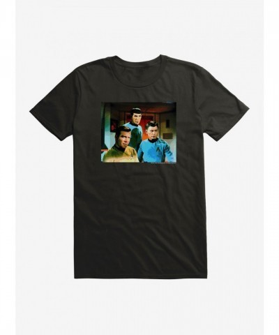 Star Trek Spock Kirk McCoy Lightweight Cotton T-Shirt for Men