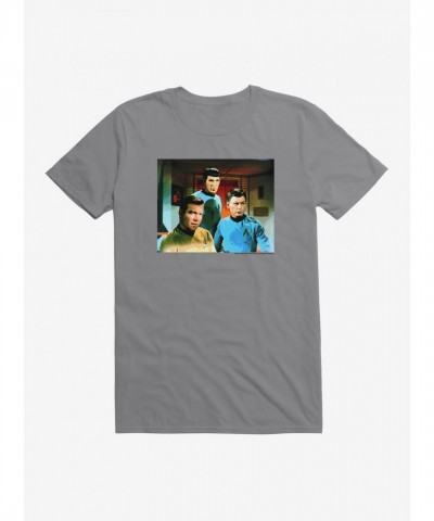 Star Trek Spock Kirk McCoy Lightweight Cotton T-Shirt for Men