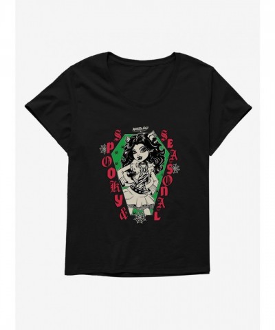 Monster High Clawdeen Wolf Seasonal Plus Size Scoop Neck T-Shirt for Girls