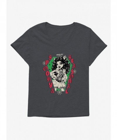 Monster High Clawdeen Wolf Seasonal Plus Size Scoop Neck T-Shirt for Girls