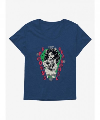 Monster High Clawdeen Wolf Seasonal Plus Size Scoop Neck T-Shirt for Girls