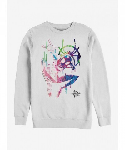 Marvel's Comfortable Spider-Man Water Spidey Sweatshirt - Men's White