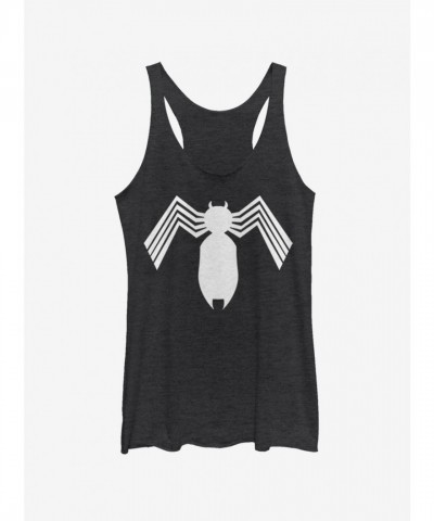 Marvel Girls Alien Symbiote Spider-Man Tank Top - Black