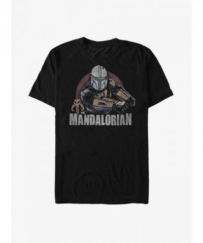 The Mandalorian Mando Badge Unisex T-Shirt - Black