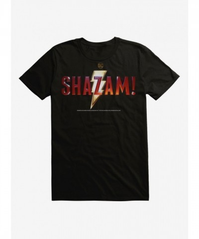 Extra Soft DC Comics Shazam! Logo T-Shirt - Men's Black