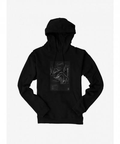 Fantastic Beasts Erumpent Artwork Men's Cotton Blend Hoodie
