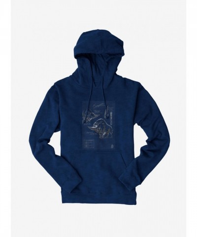 Fantastic Beasts Erumpent Artwork Men's Cotton Blend Hoodie