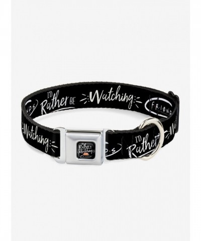 Friends TV Show Seatbelt Buckle Style Dog Collar