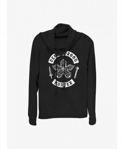 Stranger Things Demogorgon Hunter Hooded Top - Junior Black