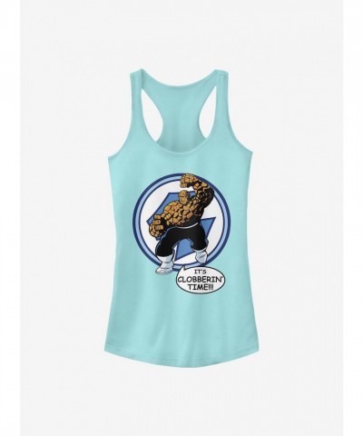 Marvel Girls' Brute Strength Tank Top - Blue