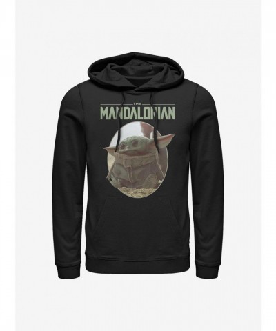 The Mandalorian The Child Hoodie - Stylish Black Men's Sweatshirt