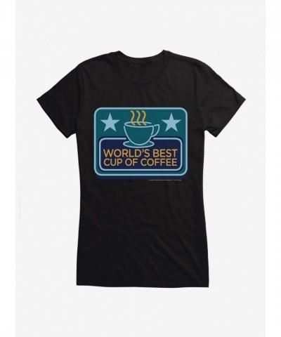 Elf Worlds Cozy Coffee Girls T-Shirt for Juniors
