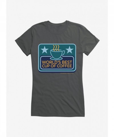 Elf Worlds Cozy Coffee Girls T-Shirt for Juniors