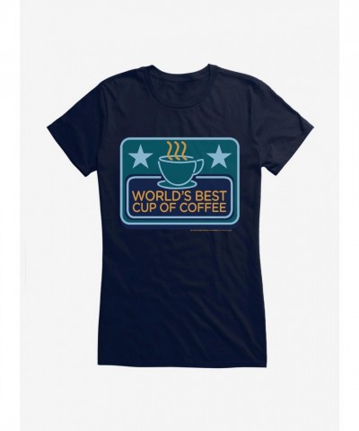 Elf Worlds Cozy Coffee Girls T-Shirt for Juniors
