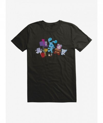 Blue's Clues Cheer T-Shirt for Men in Comfortable Cotton