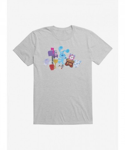 Blue's Clues Cheer T-Shirt for Men in Comfortable Cotton