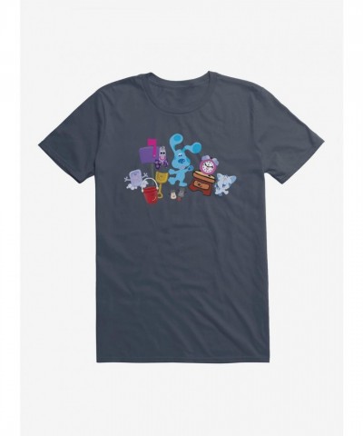 Blue's Clues Cheer T-Shirt for Men in Comfortable Cotton