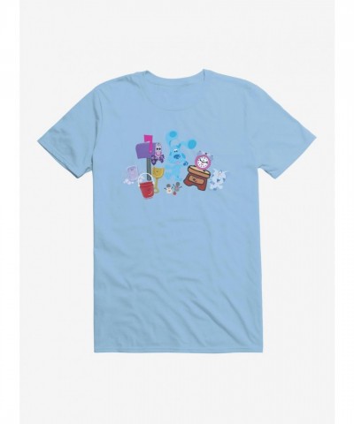 Blue's Clues Cheer T-Shirt for Men in Comfortable Cotton