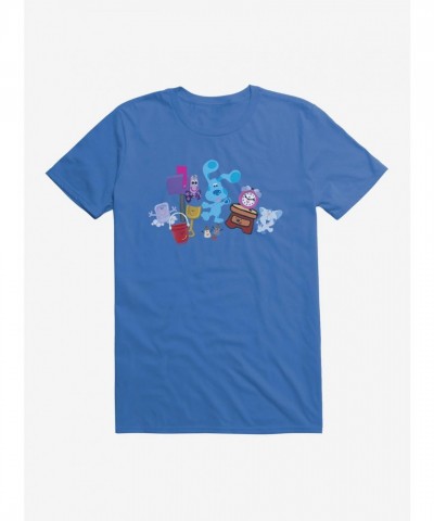 Blue's Clues Cheer T-Shirt for Men in Comfortable Cotton